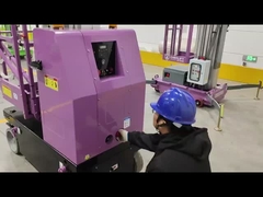 9m hauteur de plate-forme homme vertical ascenseurs à courant continu double mât autopropulsé