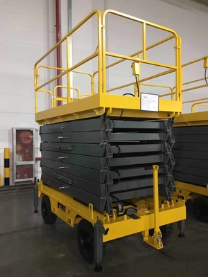 Plateforme mobile à ciseaux de 500 kg Table élévatrice électrique 16 m Hauteur de travail