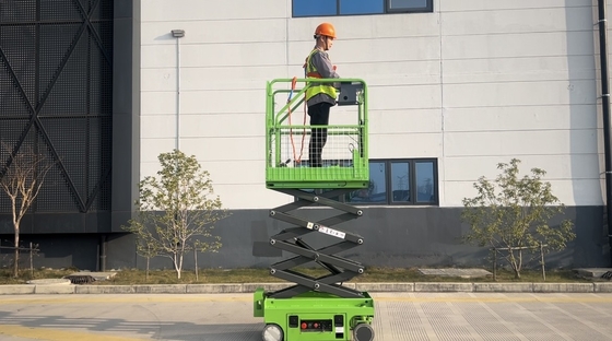 3M PLATFORME HIGHTE MINI entièrement électrique auto-propulsé élévateur à ciseaux avec roue hydraulique tournante