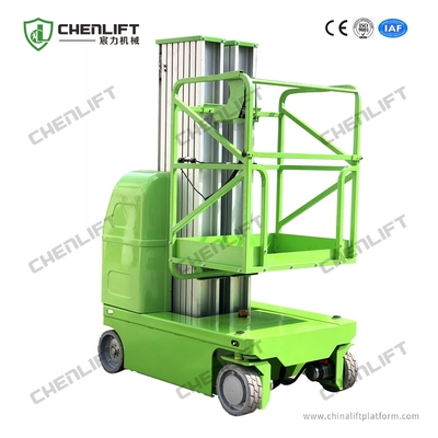 mât vertical autopropulsé de double d'ascenseur de la capacité 200Kg de 7.5m de plate-forme élevée d'ascenseur hydraulique