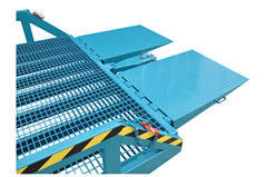 Adjustable Heavy duty Container mobile yard ramp for Loading Cargos