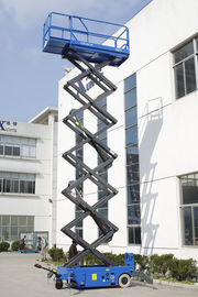 ascenseur mobile de ciseaux de 12M avec tirer le dispositif