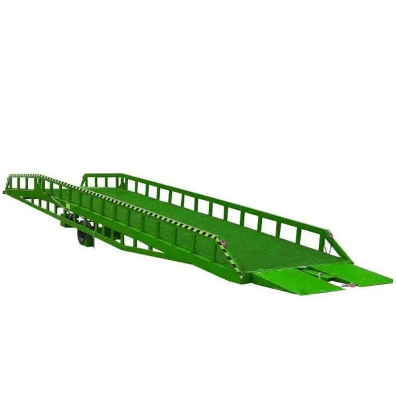 Manual /Electrical Mobile Dock Ramp 1.8 Meters Working Height 8000Kg Loading Capacity for Work Shop