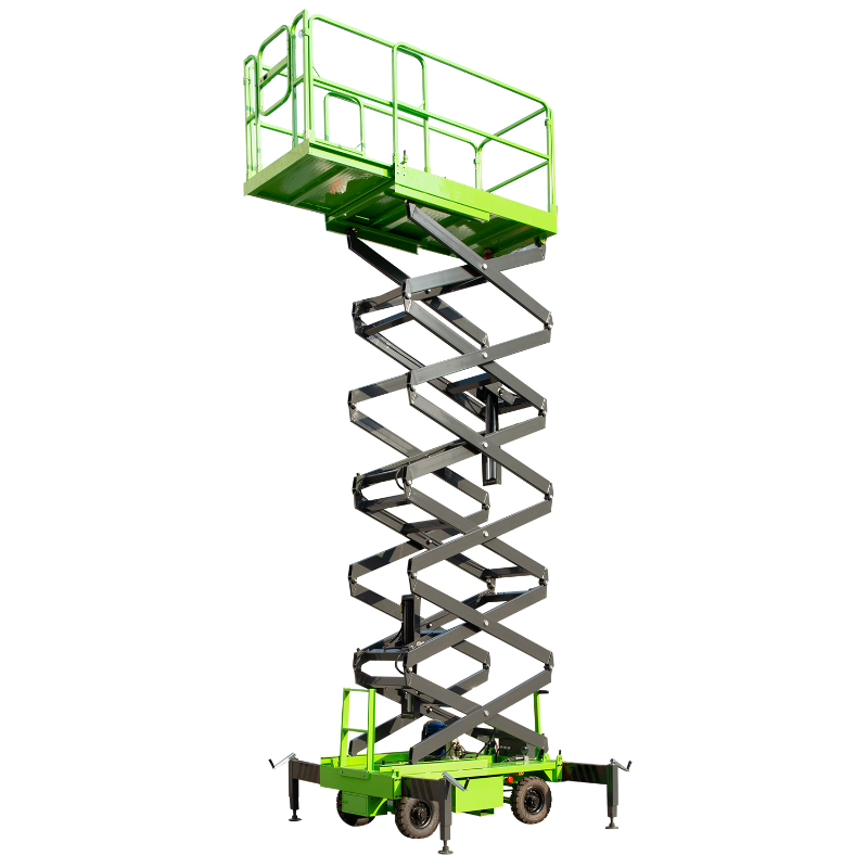 11 Meters Hydraulic Lift Platform Scissor Lifting Table For Aerial Work With Overload Safety Protection Device