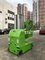 Green 9m  Double Mast Self Propelled Vertical Lift With Hydraulic Turning Wheel
