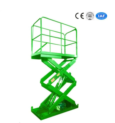 la taille de levage de 8M a adapté la capacité aux besoins du client de chargement stationnaire des plates-formes 4000Kg d'ascenseur de ciseaux