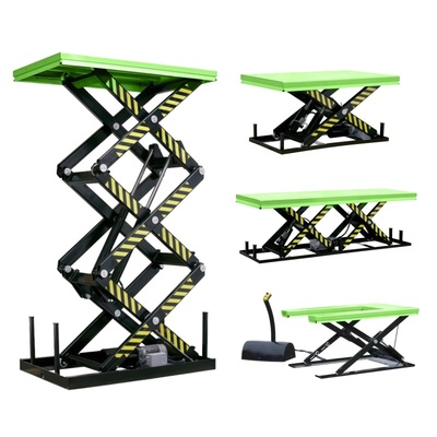 Tables élévatrices stationnaires de ciseaux des ciseaux 400kg multi électriques hydrauliques