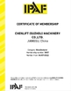 Chine CHENLIFT (SUZHOU) MACHINERY CO LTD certifications